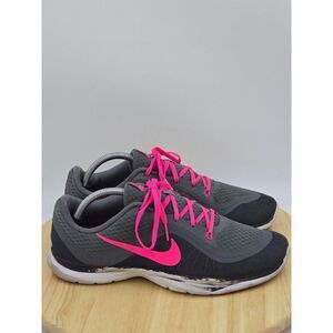 Nike Womens Flex Trainer 6 831217-003 Gray Running Shoes Sneakers Size 11